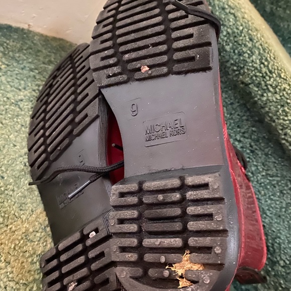 Michael Kors rubber combat boots size 9 - Picture 6 of 6